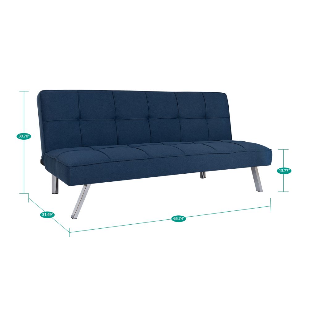 Madison Modern Comfort Futon Sofa Bed by Naomi Home - 13