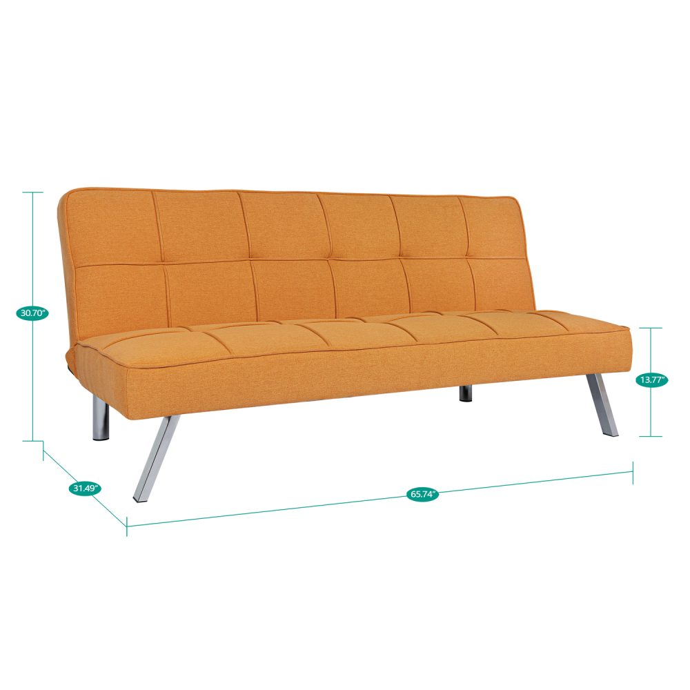 Madison Modern Comfort Futon Sofa Bed by Naomi Home - 17