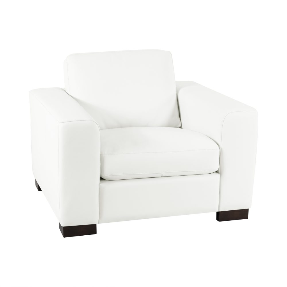 Freya Contemporary Oversized Genuine Leather Sofa Set of 3 by Naomi Home - 6