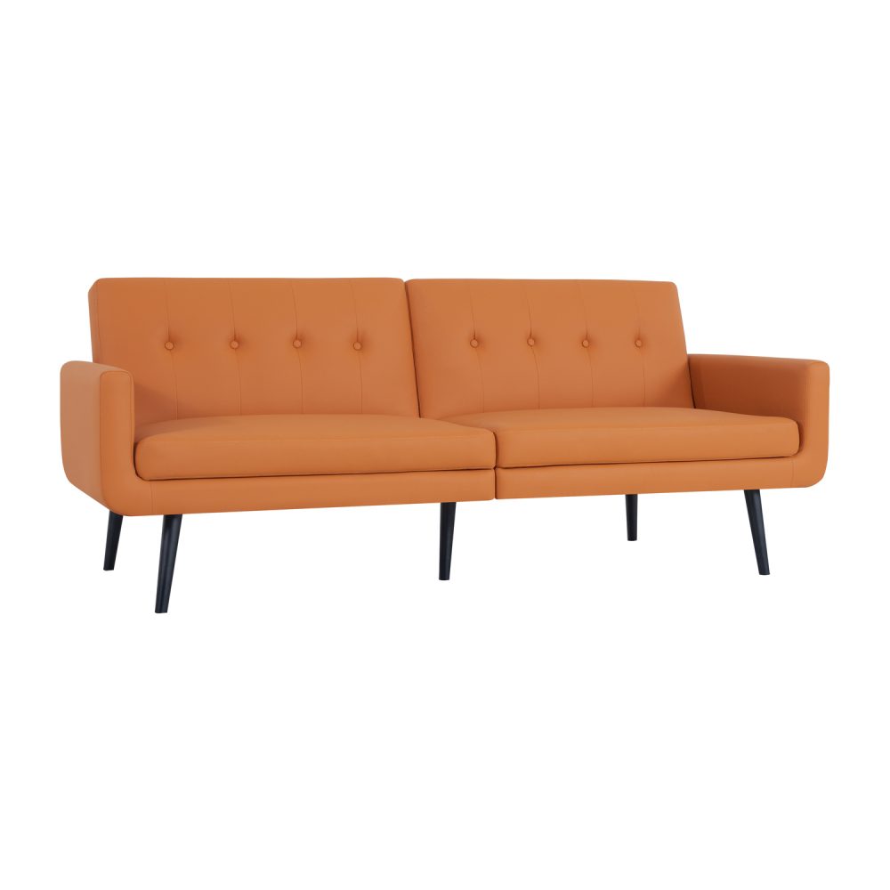 Naomi Home Monica Mid Century Style Futon Sofa Bed - 11