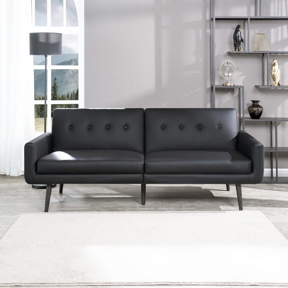 Naomi Home Monica Mid Century Style Futon Sofa Bed - 13