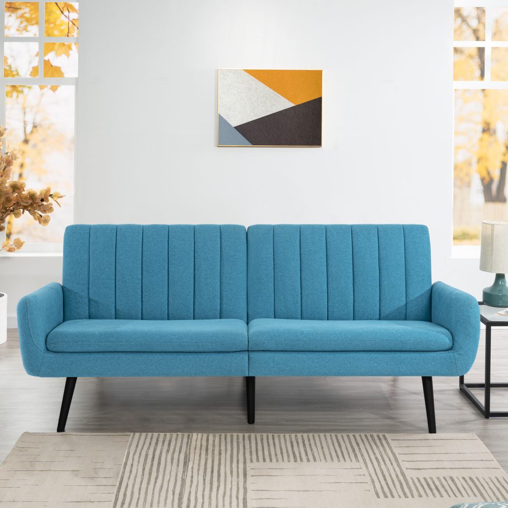Naomi Home Raven Minimalist Comfort Futon Sofa Bed - 3