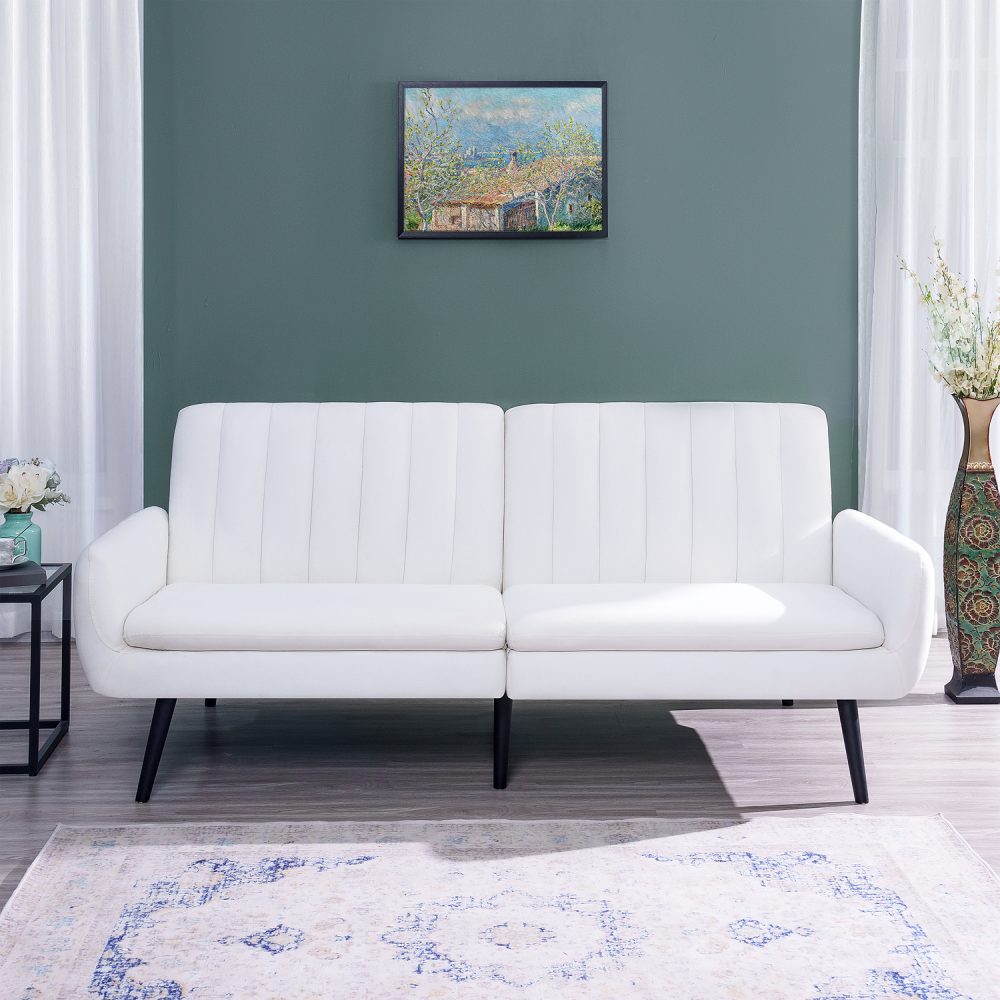 Naomi Home Raven Minimalist Comfort Futon Sofa Bed - 13