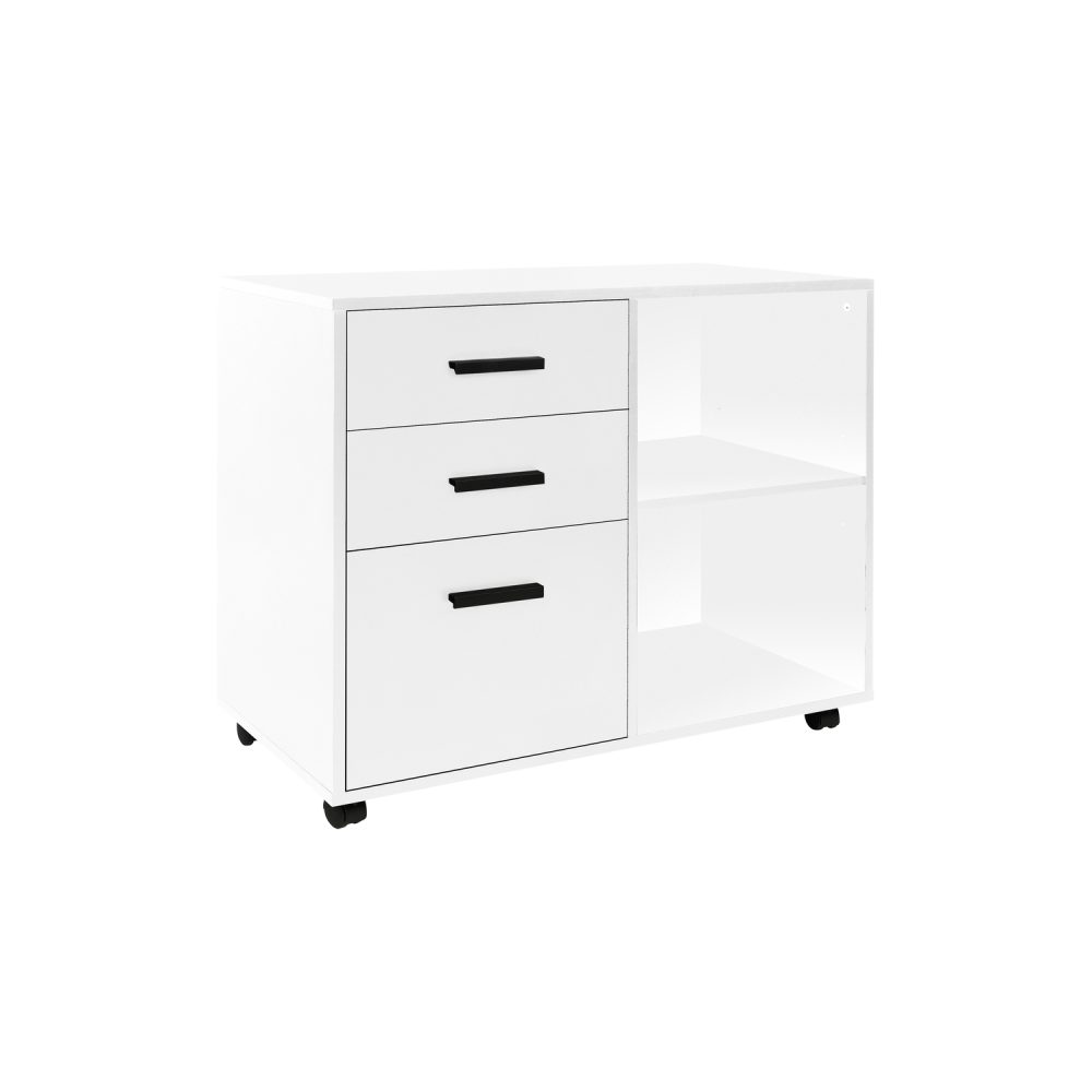 Parker Rolling Office Cabinet by Naomi Home - 1