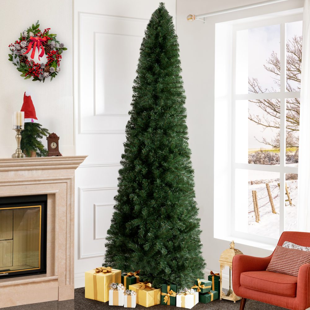 Vienna Slim Pre-Lit Artificial Christmas Tree by Naomi Home - 7