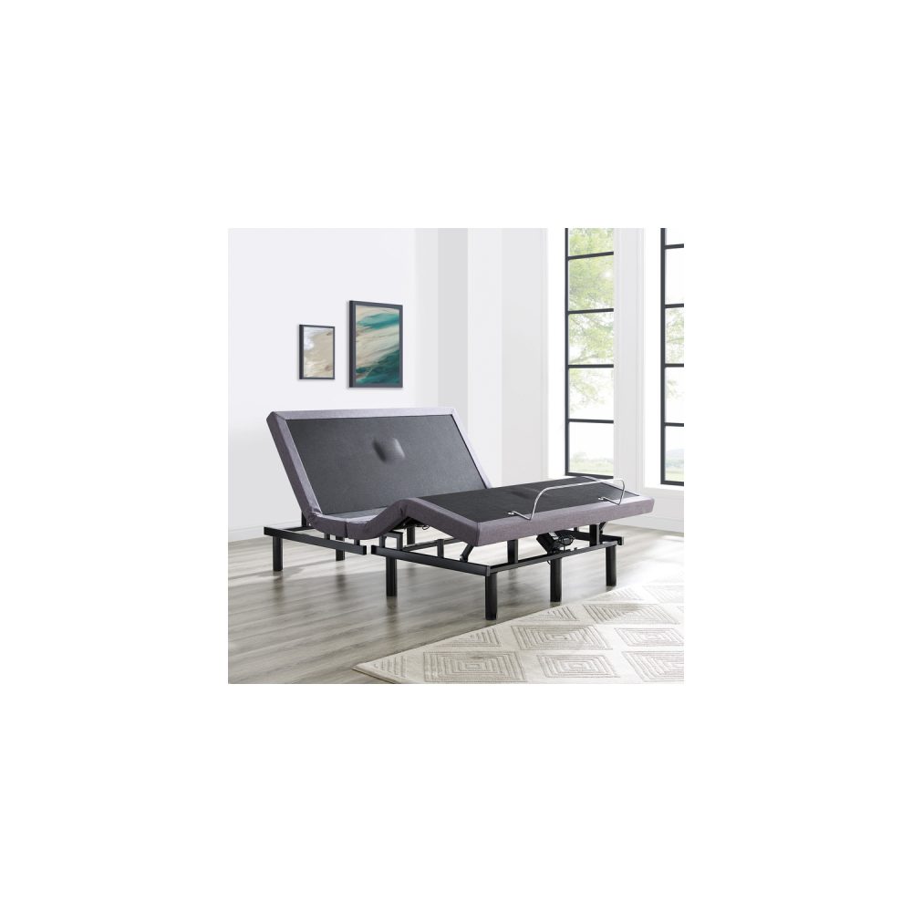 IdealBase Adjustable Bed Frame Base with Massage, Head & Foot board Incline, Wireless Remote by Naomi Home - 5