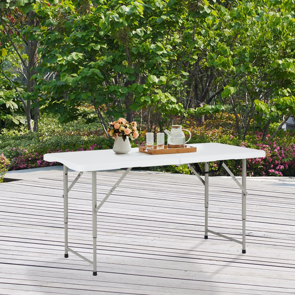 Height Adjustable Resin Table - 4