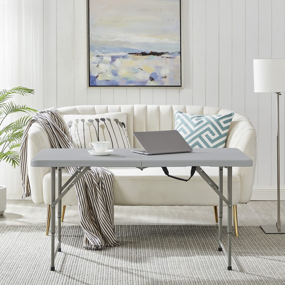 Height Adjustable Resin Table - 8