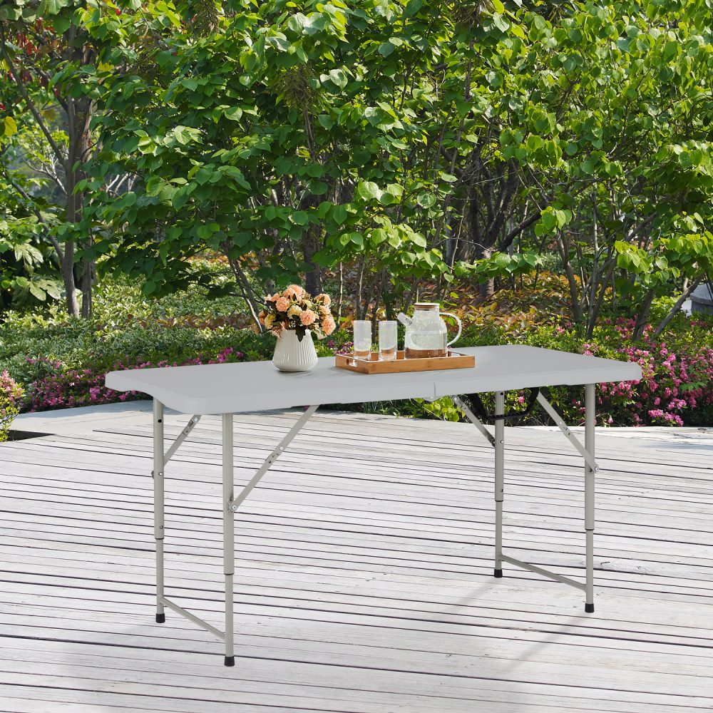Height Adjustable Resin Table - 9