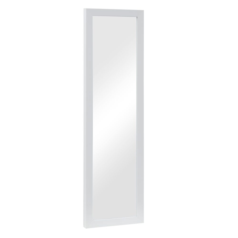 Over The Door Mirror Dressing Make Up Full Length Hanging Full Body Mirror for Bedroom, Bathroom, Dorm, Living Room, Locker Room by Naomi Home - 8