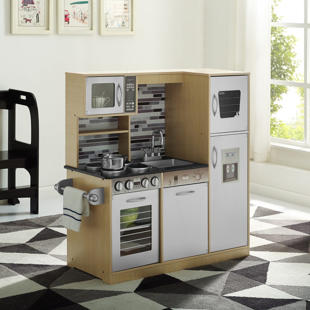 Play Kitchen Set, Realistic Pretend Play Kids Kitchen by Naomi Home - 3