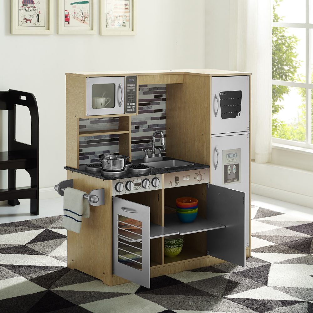 Play Kitchen Set, Realistic Pretend Play Kids Kitchen by Naomi Home - 4