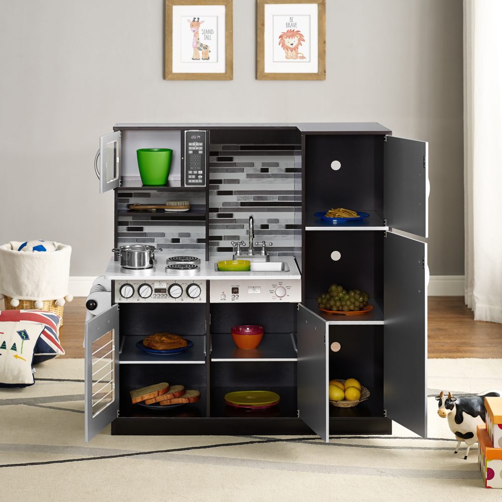 Play Kitchen Set, Realistic Pretend Play Kids Kitchen by Naomi Home - 13