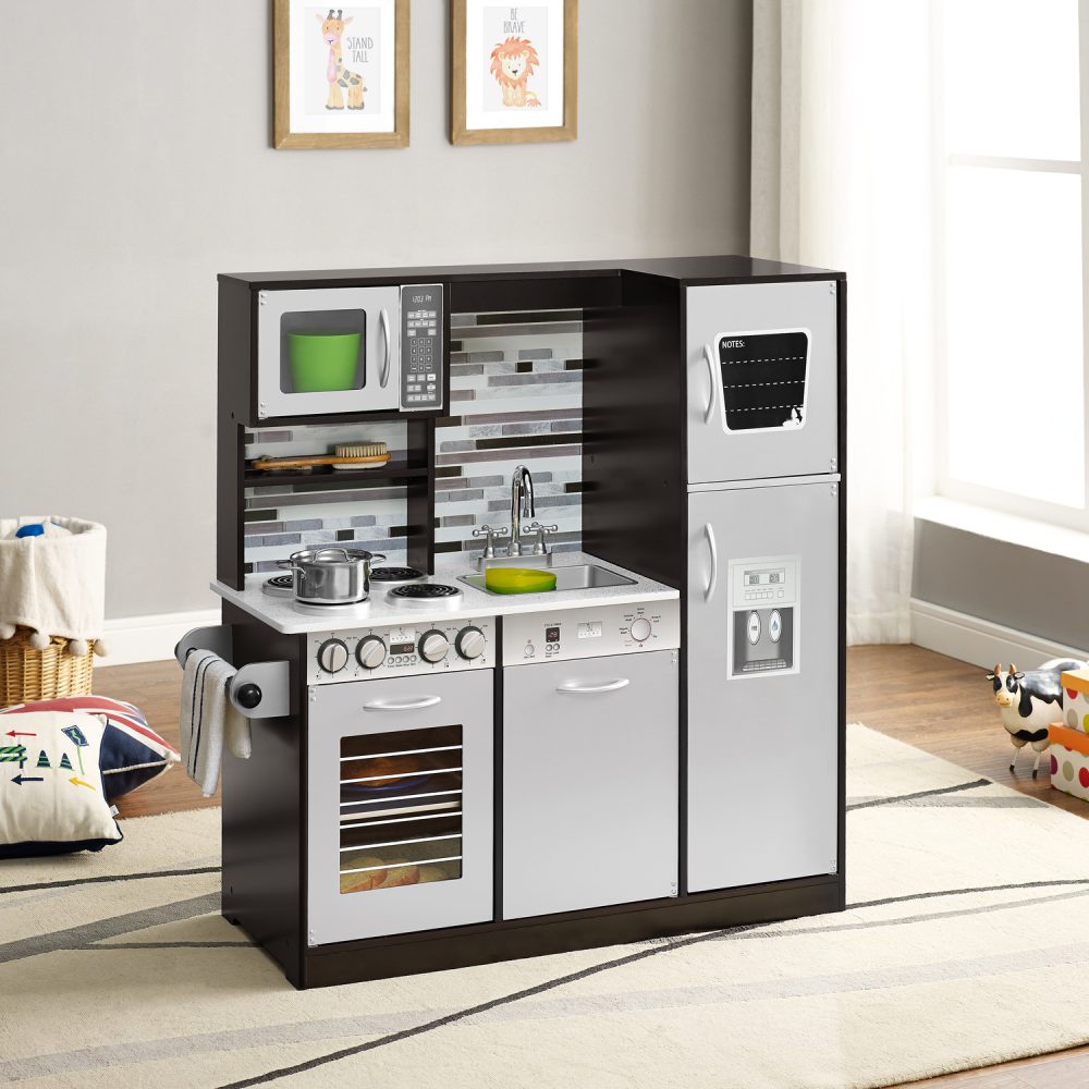 Play Kitchen Set, Realistic Pretend Play Kids Kitchen by Naomi Home - 14
