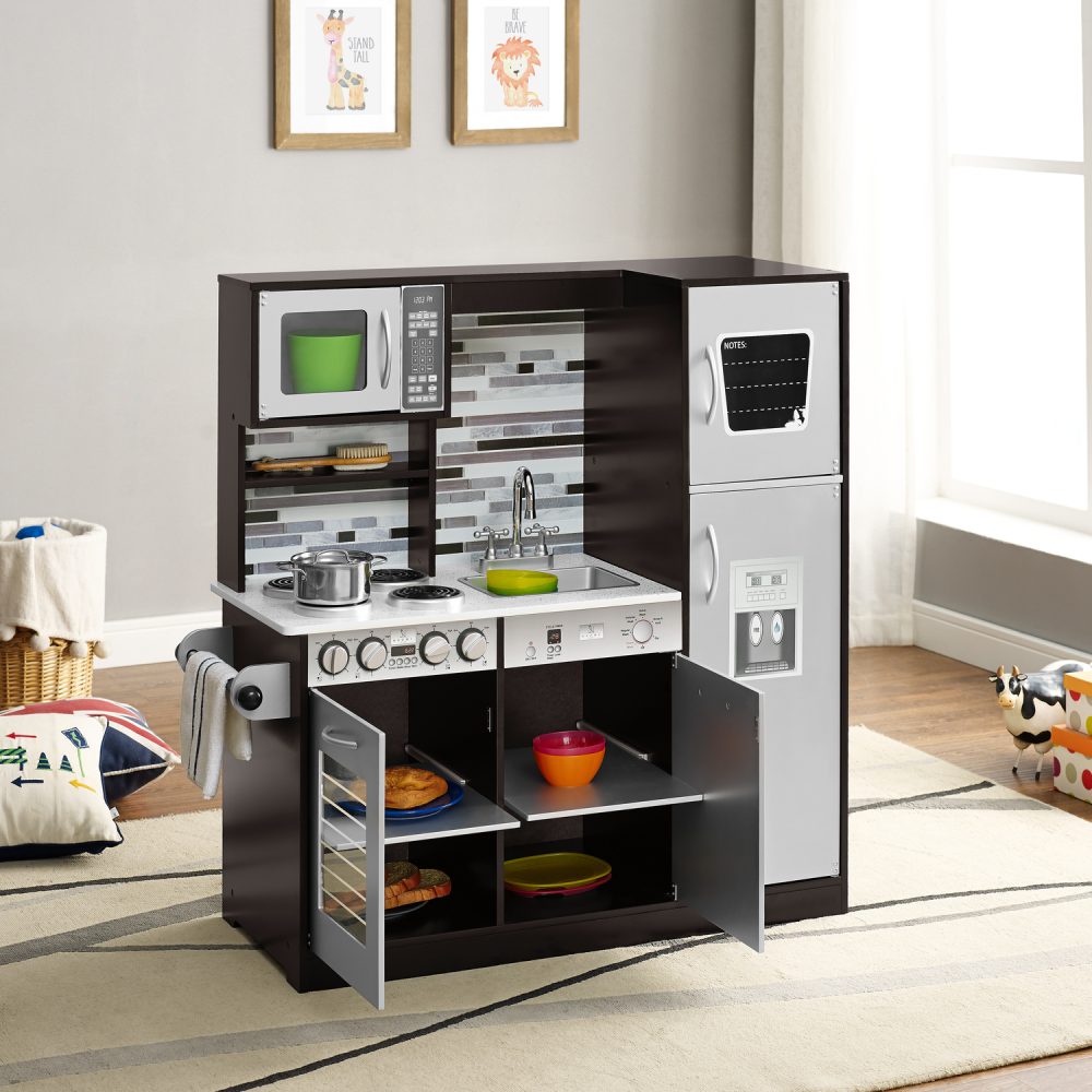 Play Kitchen Set, Realistic Pretend Play Kids Kitchen by Naomi Home - 15