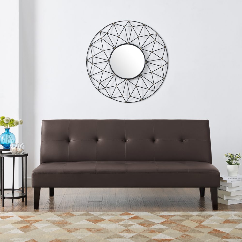 Button Tufted Futon Sofa Bed by Naomi Home - 8