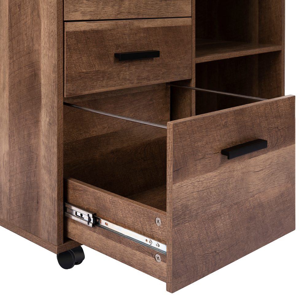 Parker Rolling Office Cabinet by Naomi Home - 11