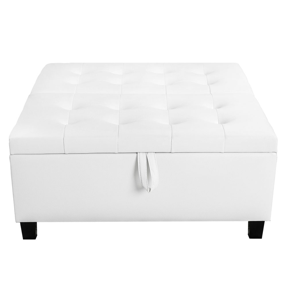 Ciara Upholstered Lift Top Ottoman by Naomi Home - 6