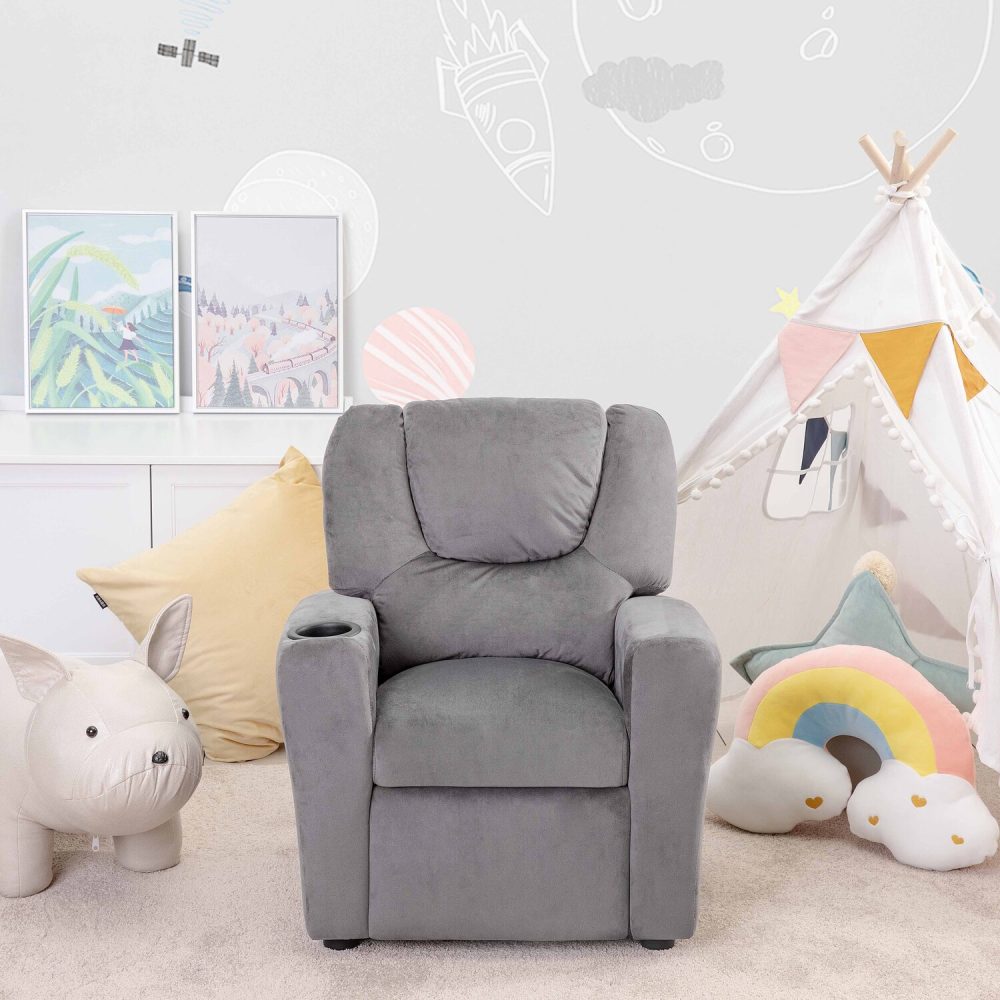 Naomi Home Suri Push Back Kids Recliner - 29
