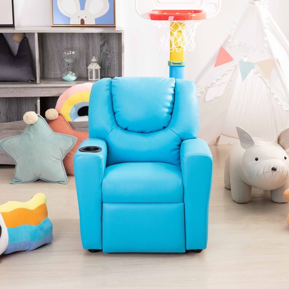 Naomi Home Suri Push Back Kids Recliner - 14