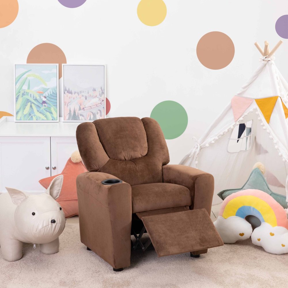 Naomi Home Suri Push Back Kids Recliner - 36