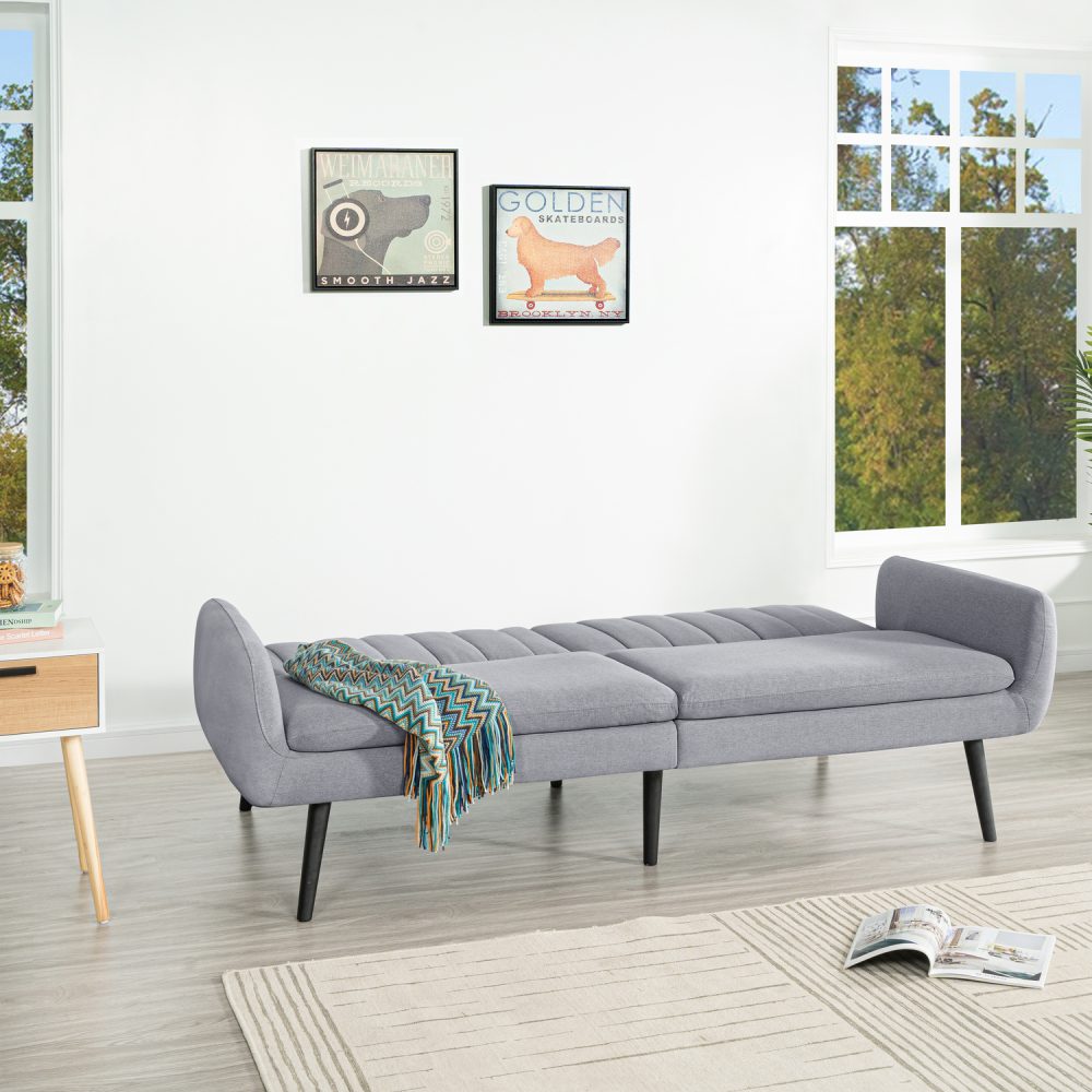 Naomi Home Raven Minimalist Comfort Futon Sofa Bed - 8