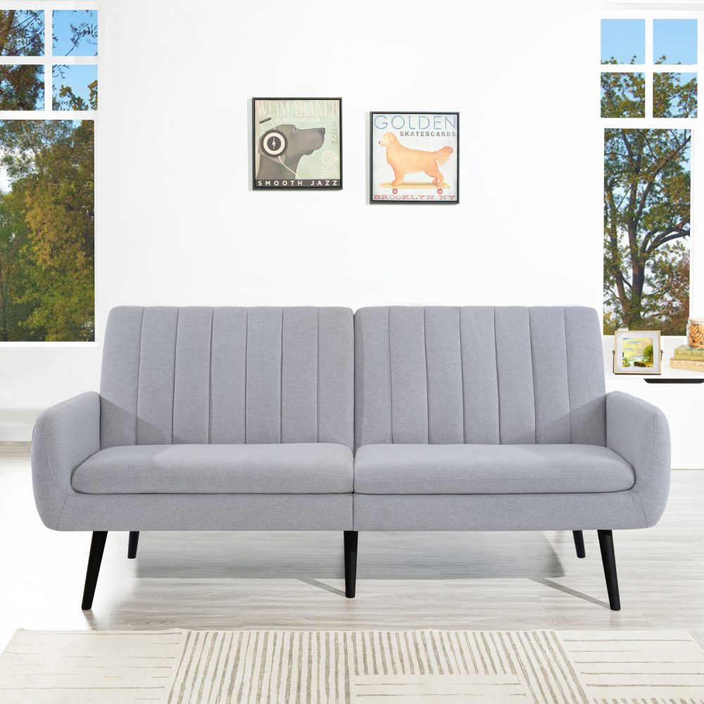 Naomi Home Raven Minimalist Comfort Futon Sofa Bed - 9