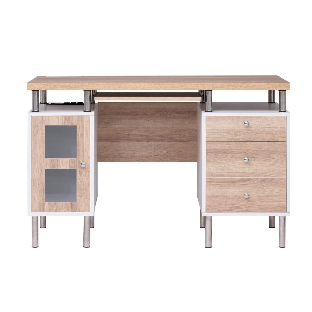 Elsy Contemporary Two-Tone Desk by Naomi Home - 5