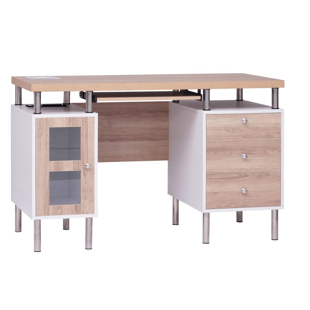 Elsy Contemporary Two-Tone Desk by Naomi Home - 6