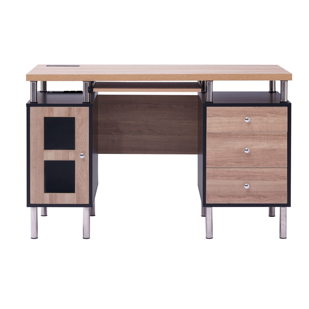 Elsy Contemporary Two-Tone Desk by Naomi Home - 15