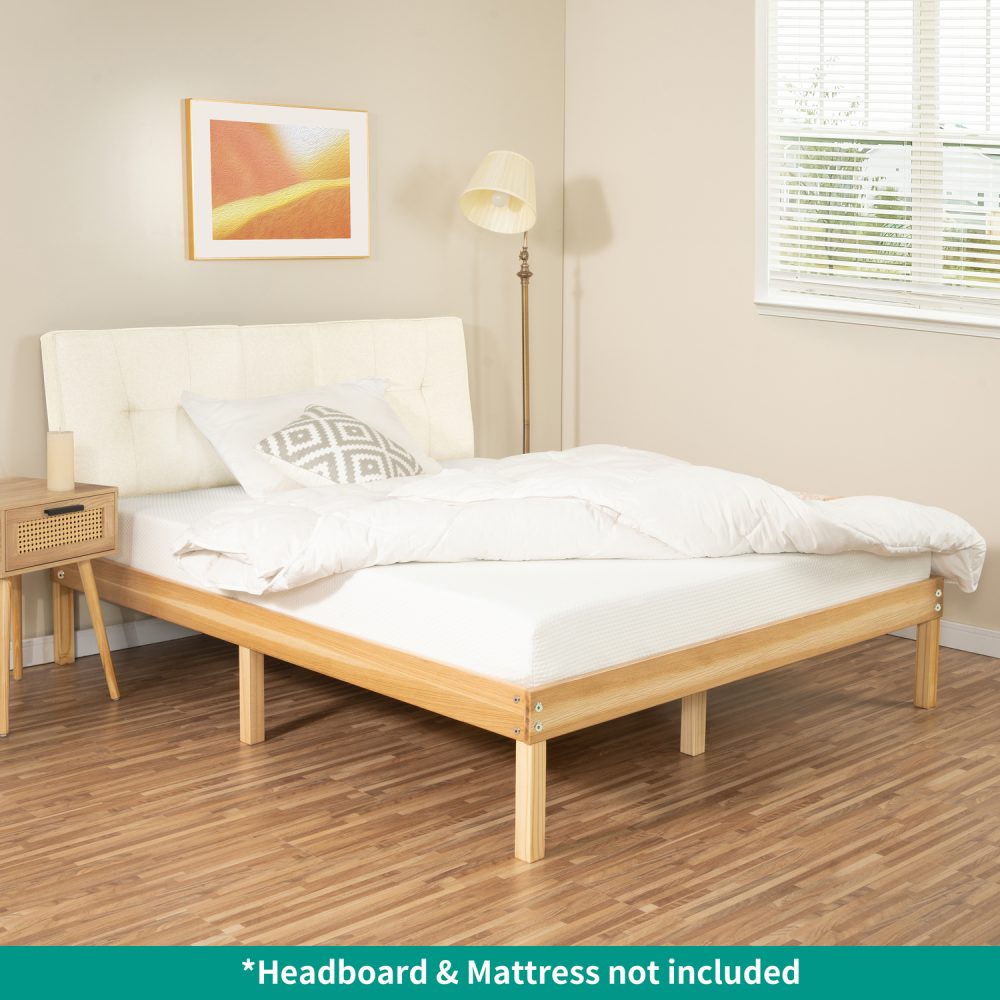 Lucia Solid Wood Platform Bed Naomi Home - 14