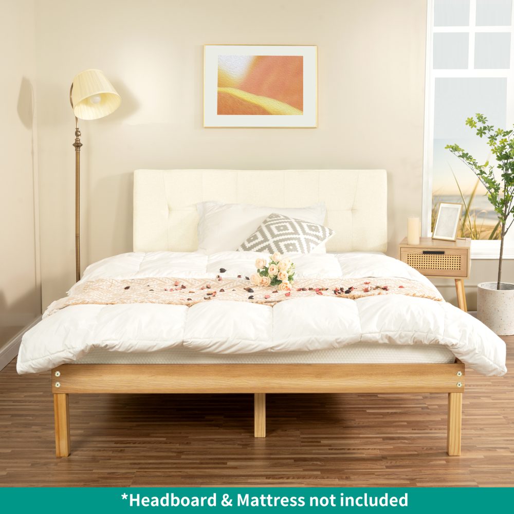 Lucia Solid Wood Platform Bed Naomi Home - 15