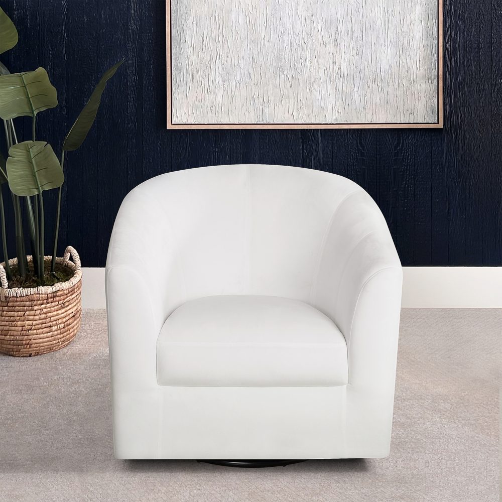 Naomi Home Ariana Swivel Barrel Accent Chair - 28