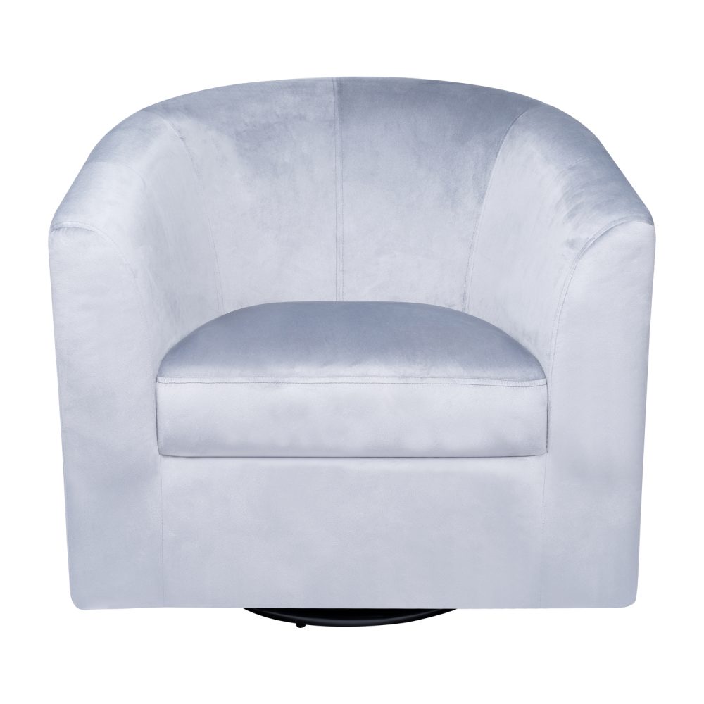 Naomi Home Ariana Swivel Barrel Accent Chair - 35