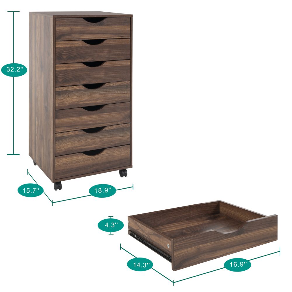 Debbie 7-Drawer Office File Storage Cabinet by Naomi Home - 23