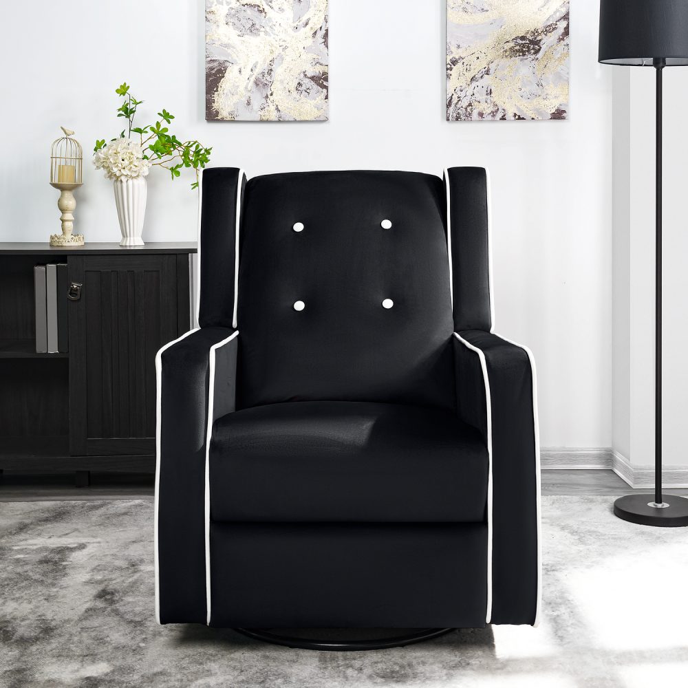Odelia Swivel Glider Rocker Recliner by Naomi Home - 32
