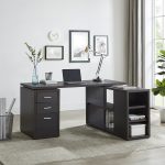Ariel Executive L-Shaped Desk by Naomi Home