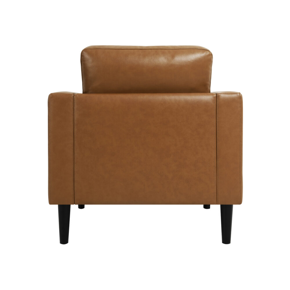 Naomi Home Velonie Air Leather Couch Upholstered Single Sofa Chair for Living Room - 5