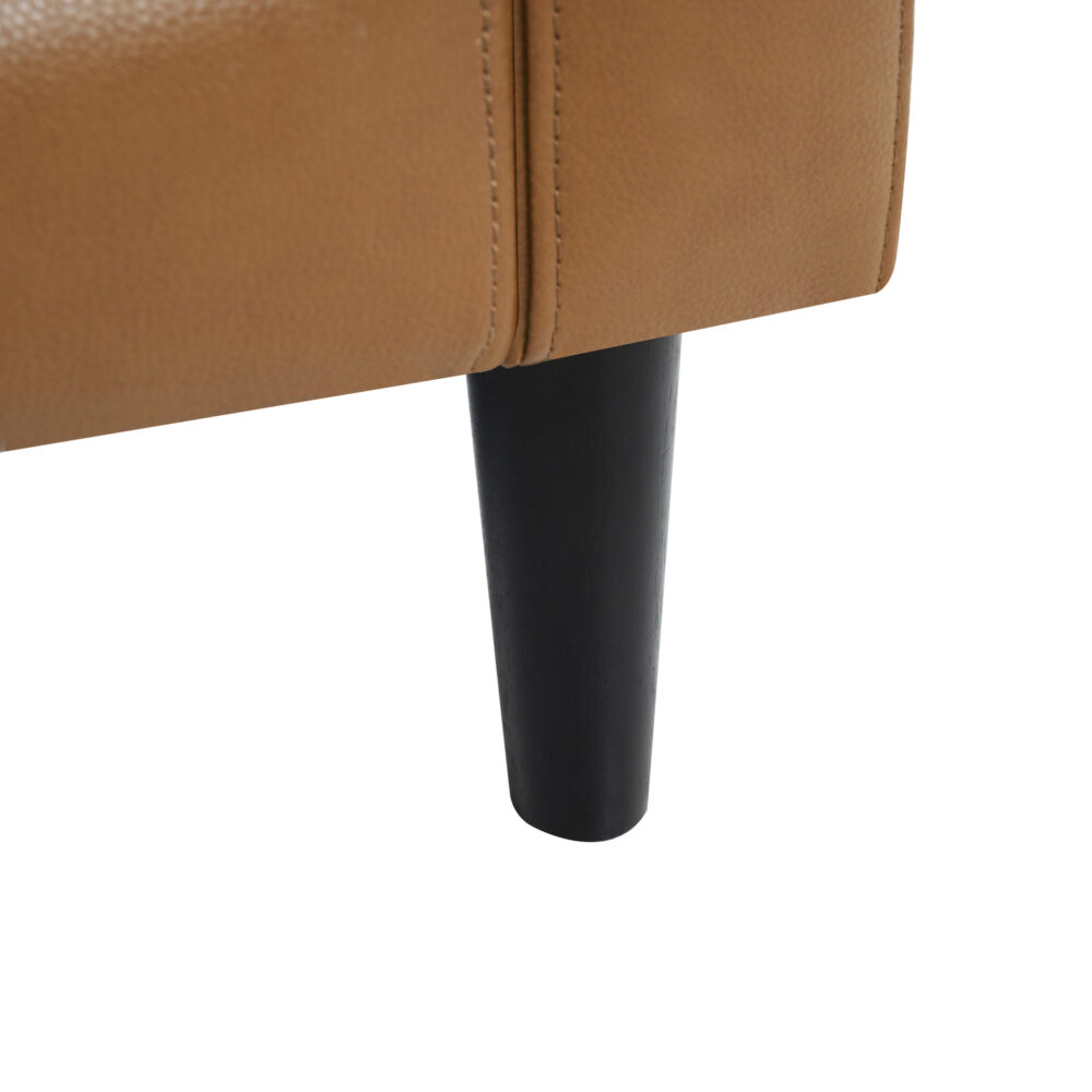 Naomi Home Velonie Air Leather Couch Upholstered Single Sofa Chair for Living Room - 8