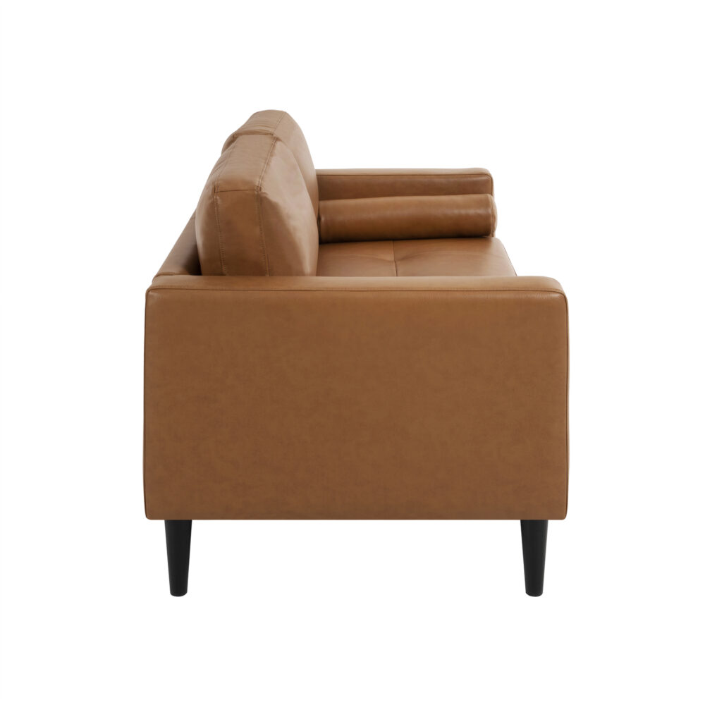 Naomi Home Velonie Air Leather Couch Upholstered Single Sofa Chair for Living Room - 13