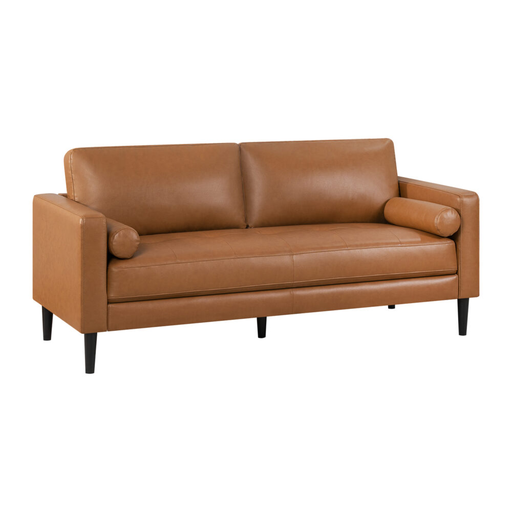 Naomi Home Velonie Air Leather Couch Upholstered Single Sofa Chair for Living Room - 21