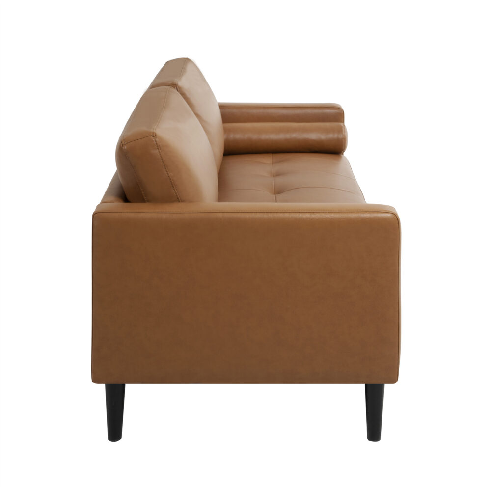Naomi Home Velonie Air Leather Couch Upholstered Single Sofa Chair for Living Room - 22
