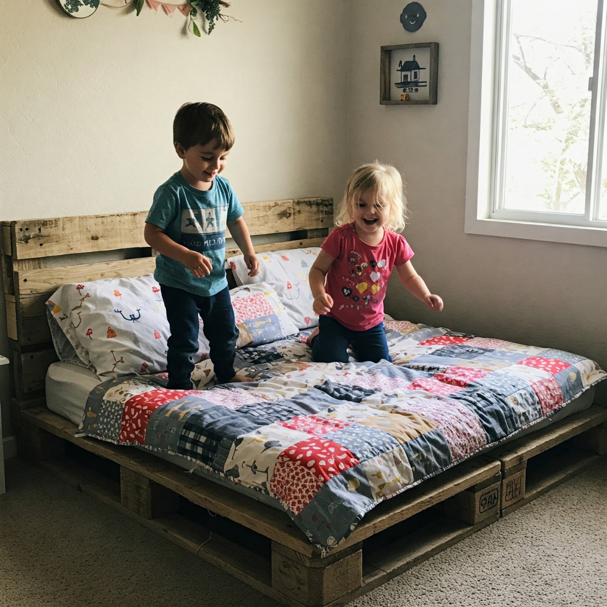 kids diy bed