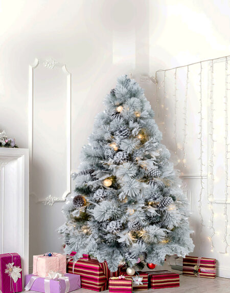 Darla Pre Lit Snowy Christmas Tree - 12