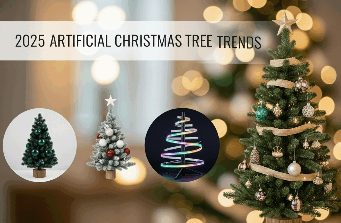 2025 Artificial Christmas Tree Trends: Styles, Colours & Materials