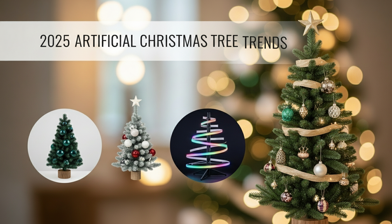 2025 Artificial Christmas Tree Trends: Styles, Colours & Materials